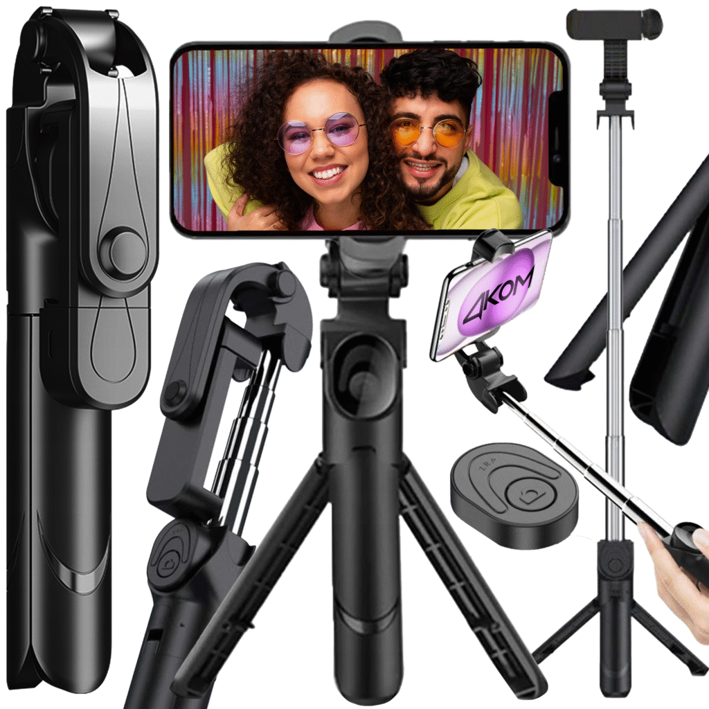 Tworzenie miniaturki allegro KIJEK SELFIE ZDJĘĆ TRIPOD STATYW PILOT BLUETOOTH MAŁY, LEKKI i STABILNY