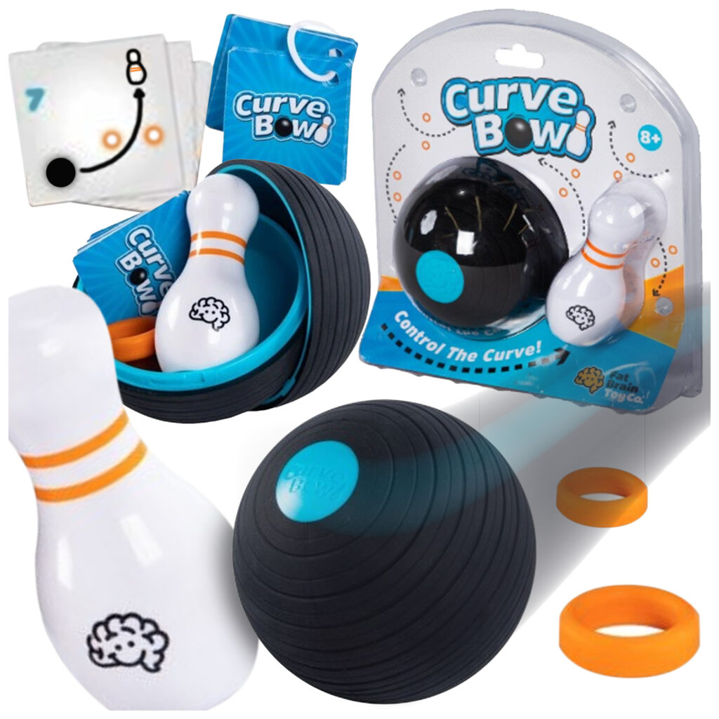 Miniaturka na allegro Podkręcona Kula do Kręgli Gra Zręcznościowa Curve Bowl FAT BRAIN TOY